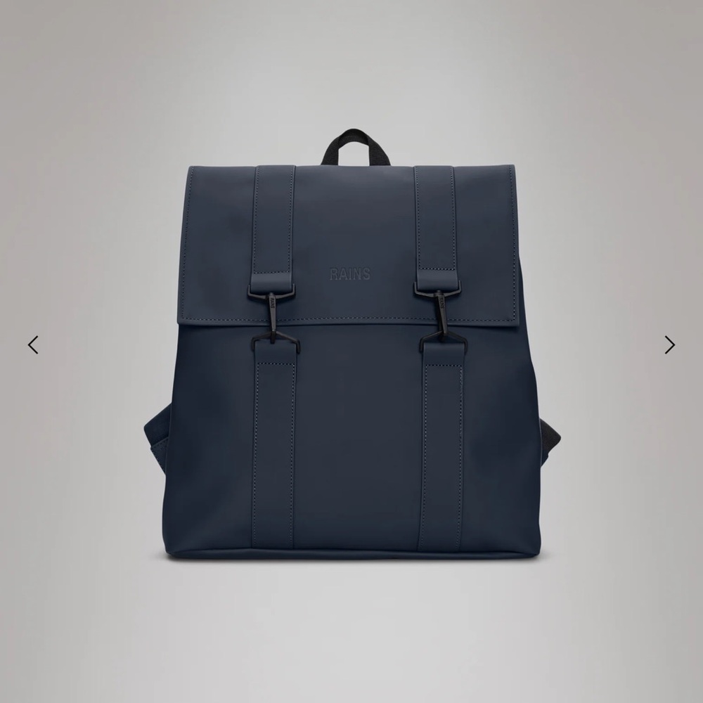 RAINS Navy Blue Backpack